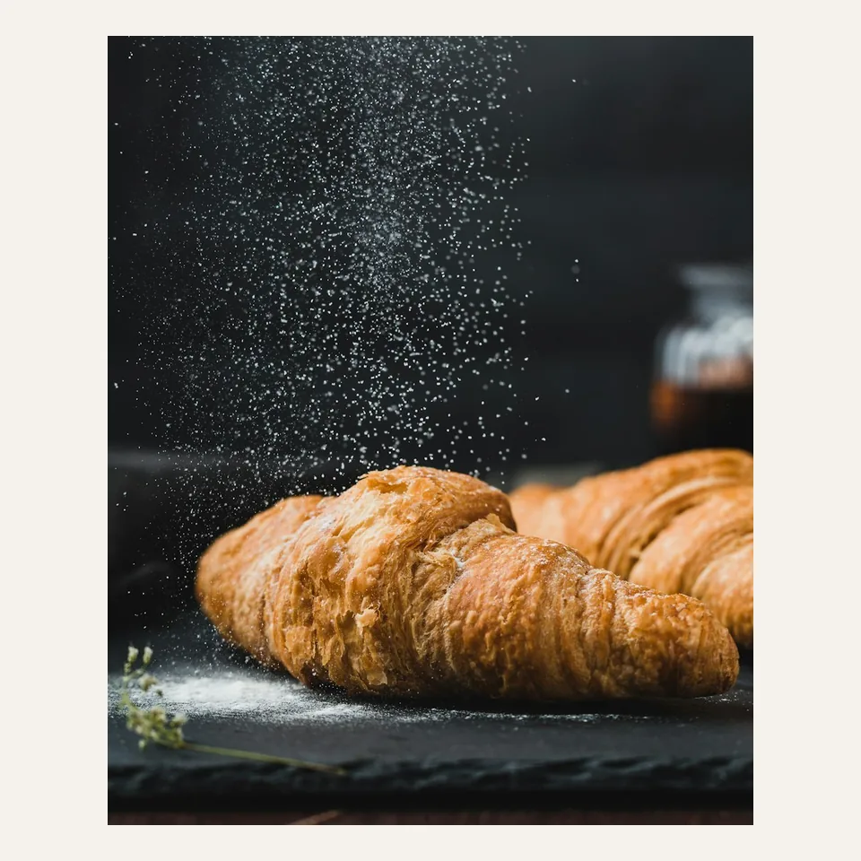Ejemplo de imagen de producto ficticio: cruasanes
