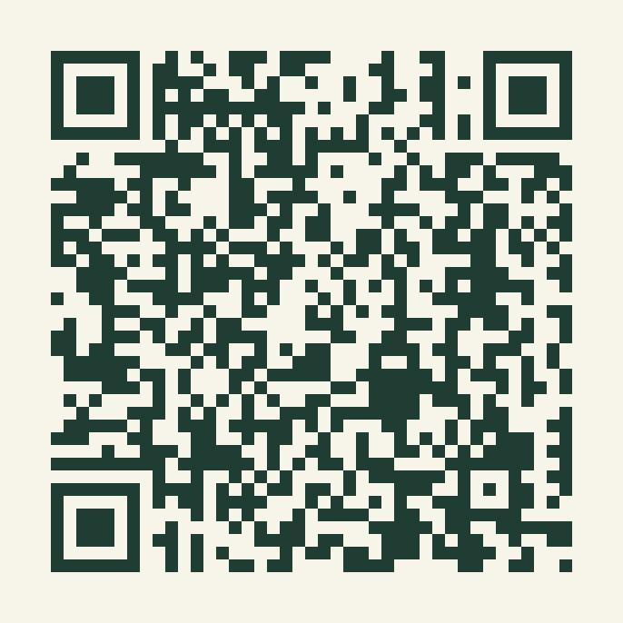 SERA TABLE örnek menüsünü açan QR kod